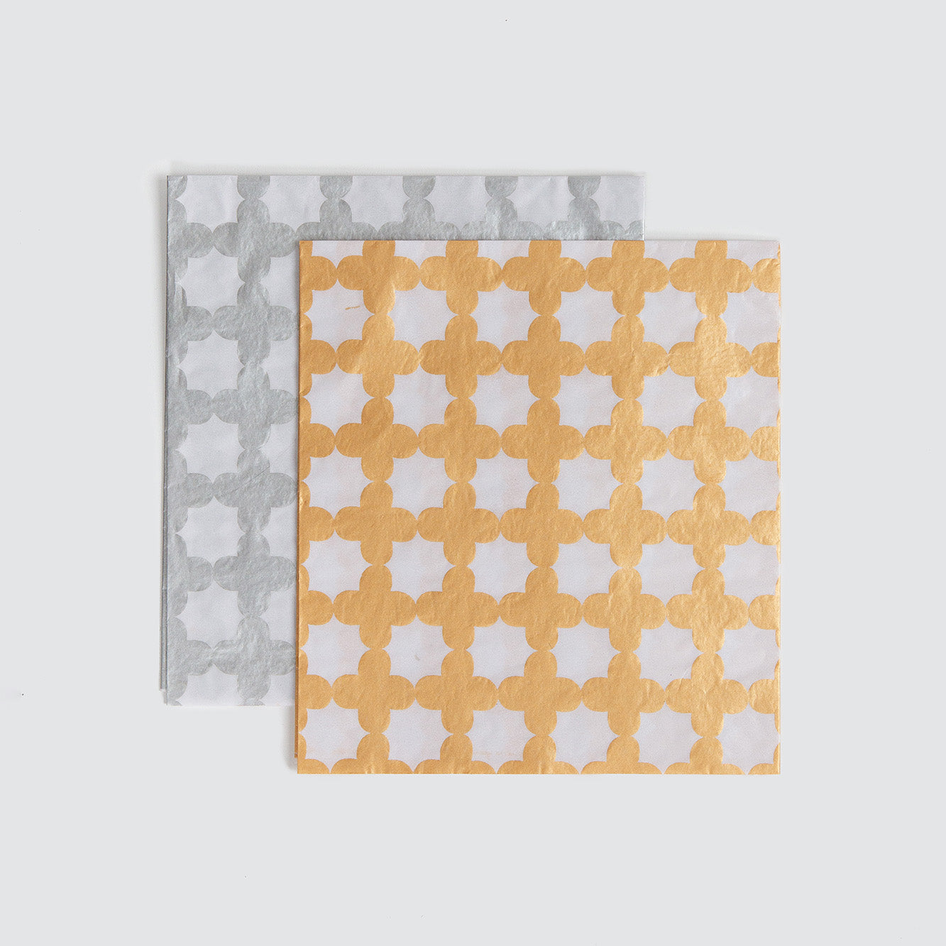 Gold & Silver Set of Butter Paper Sheets