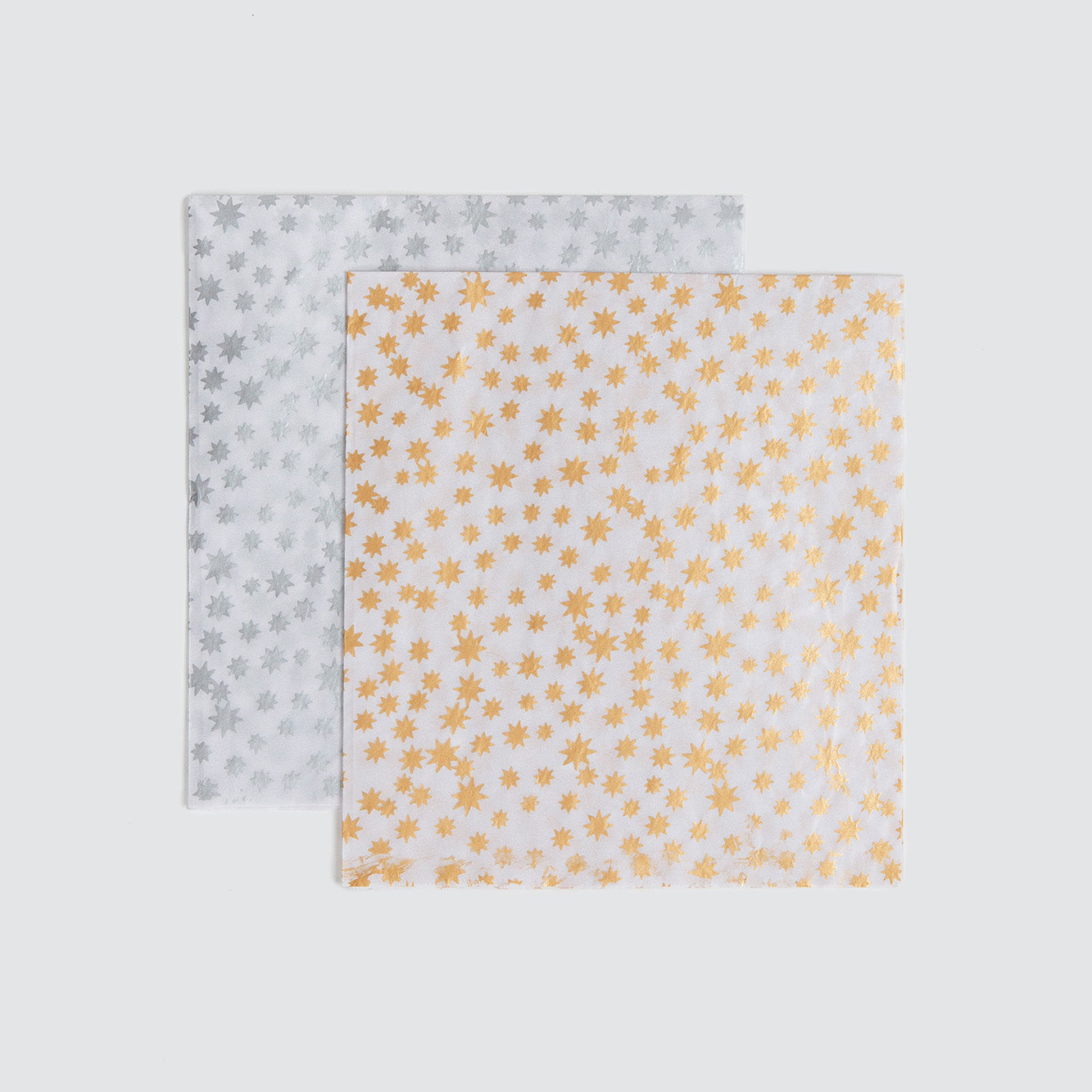 Gold & Silver Set of Butter Paper Sheets