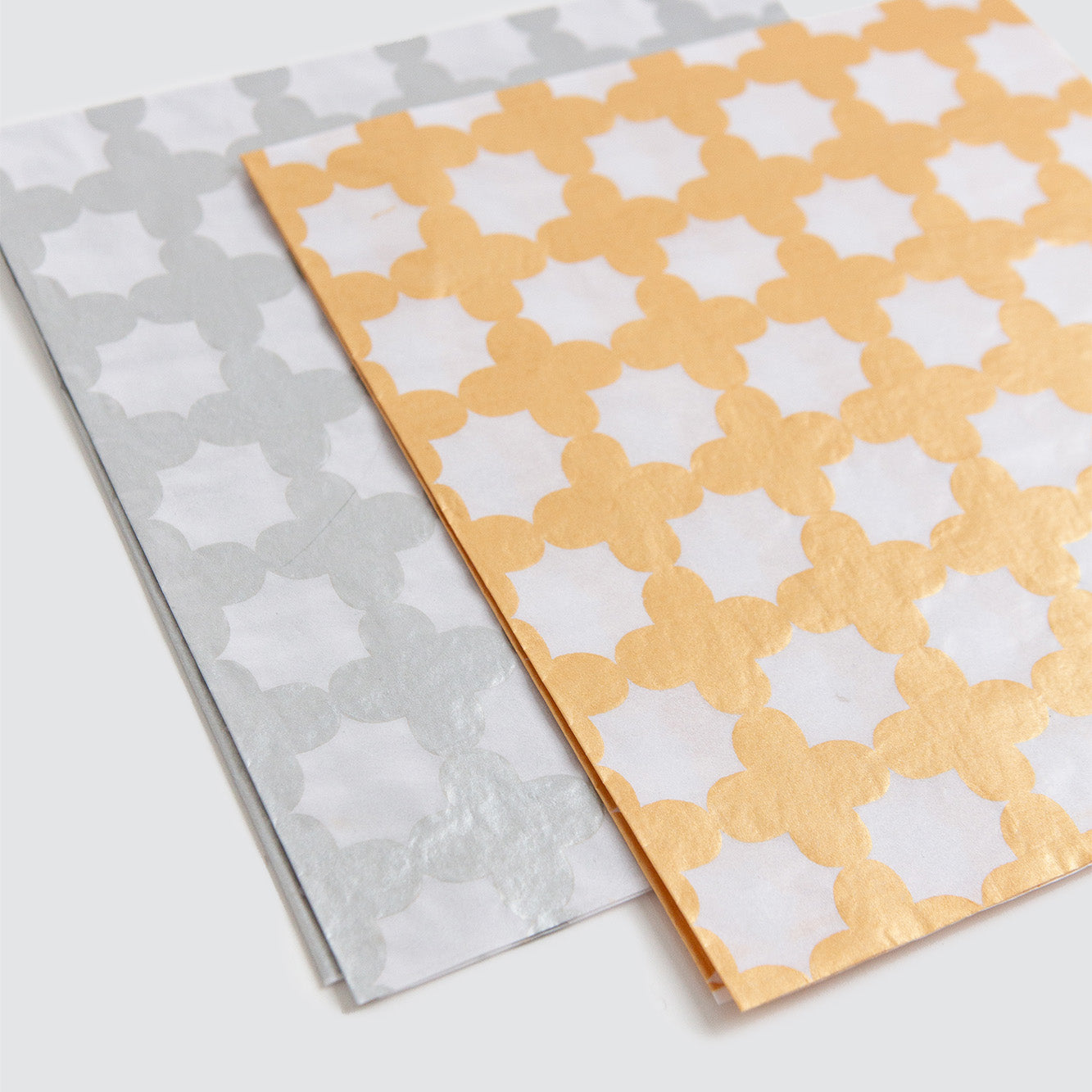 Gold & Silver Set of Butter Paper Sheets