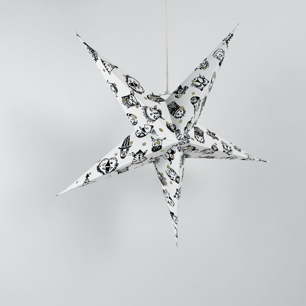Paper Hanging Star For CONARD HOUSE